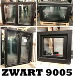 ramen pvc wit uit stock raam met glas stockverkoop RAMENHAL, Kunststof, Nieuw, Ophalen of Verzenden, 150 tot 225 cm