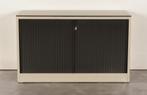 Ahrend roldeurkast, lichtgrijs/zwart, 73 x 120 cm , incl...., Huis en Inrichting, Ophalen of Verzenden, Gebruikt