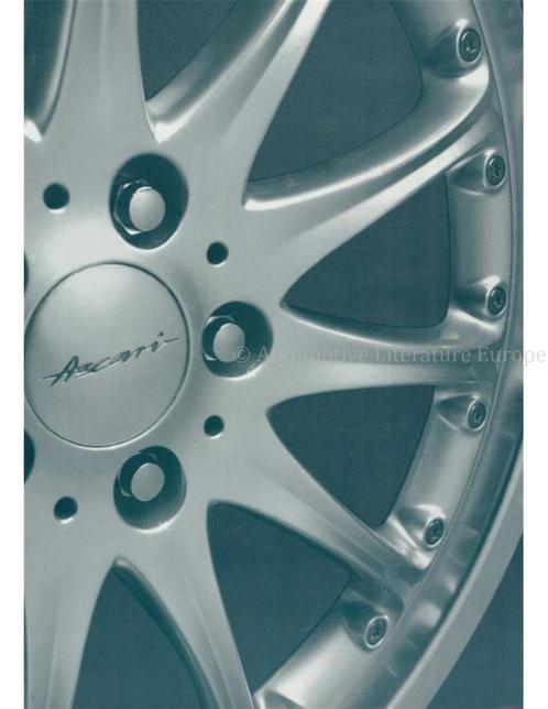 1999 ASCARI ECOSSE BROCHURE ENGELS, Boeken, Auto's | Folders en Tijdschriften