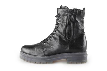 MJUS Veterboots in maat 38 Zwart | 5% extra korting, Verzenden, Zwart, Overige typen, Zo goed als nieuw