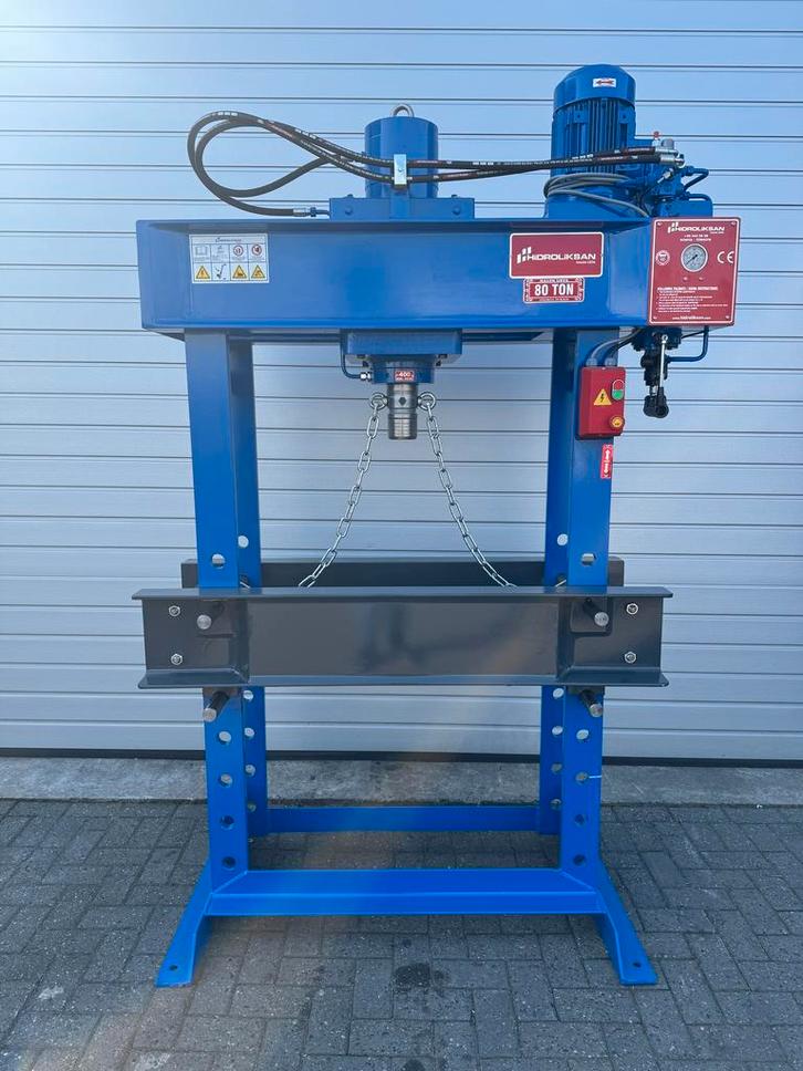 HIDROLIKSAN werkplaatspers hydraulische garagepers 80 Ton, Doe-het-zelf en Bouw, Gereedschap | Overige machines, Nieuw