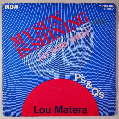 Lou Matera - My sun is shining (o sole mio) - Single, Cd's en Dvd's, Vinyl Singles, Single, Gebruikt, 7 inch, Pop