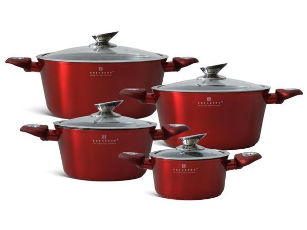 Veiling - Luxe Pannenset 8-delige van Gesmeed Aluminium - Ro, Maison & Meubles, Cuisine | Casseroles & Poêles