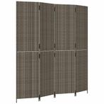 Scheidingswand 4 Panelen Grijs | Retour Deal | 35% Korting, Verzenden, Nieuw