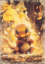 Boriani - Pokemon Charmand portrait, Oil limited edition 4/5, Consoles de jeu & Jeux vidéo, Consoles de jeu | Accessoires Autre
