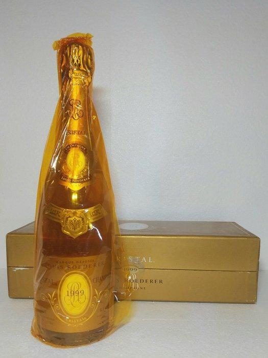 1999 Louis Roederer, Cristal - Champagne Brut, Champagne, Verzamelen, Wijnen