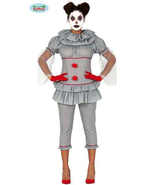 Killer clown dames kostuum, Hobby en Vrije tijd, Feestartikelen, Ophalen of Verzenden