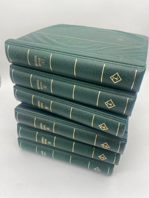 België 1849/1992 - 6 albums LEUCHTTURM België + 650 euro aan, Postzegels en Munten, Postzegels | Europa | België
