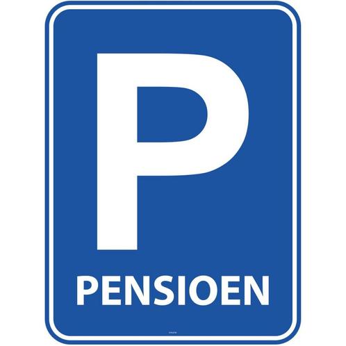 Pensioen Deurbord 47cm, Hobby en Vrije tijd, Feestartikelen, Nieuw, Verzenden