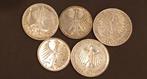 Duitsland. Set of 5 coins: 5 & 10 Deutsche Mark 1951/1992