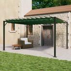 vidaXL Gazebo met louvrezend dak Groen 3 x 4 x 2,14 m, Verzenden