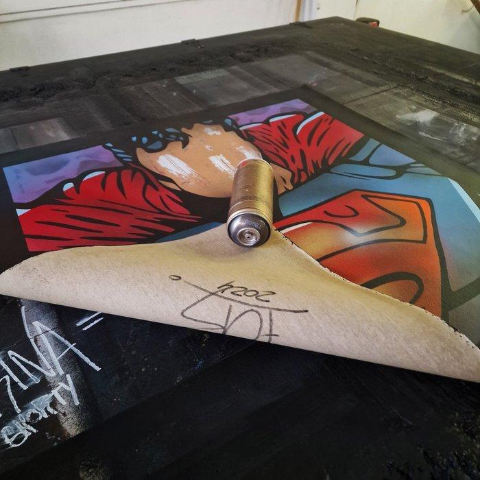 FÜR (1978) - We All Super - We Spray (Superman), Antiek en Kunst, Kunst | Schilderijen | Modern