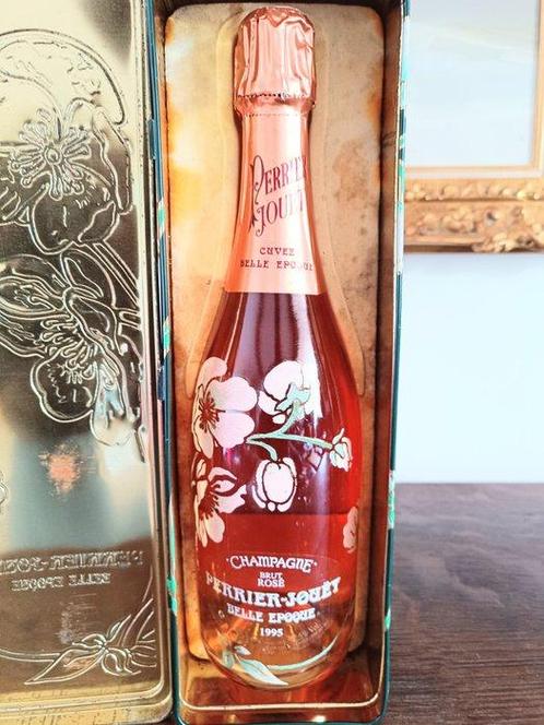 1995 Perrier-Jouët, Belle Epoque - Champagne Rosé - 1 Fles, Verzamelen, Wijnen