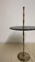 Table basse - Marbre, Laiton - table basse en marbre