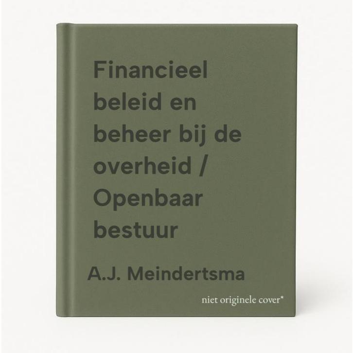 Financieel beleid en beheer bij de overheid / Openbaar, Boeken, Schoolboeken, Gelezen, Verzenden