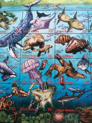 Wereld  - Flora en fauna postfris in stockboek