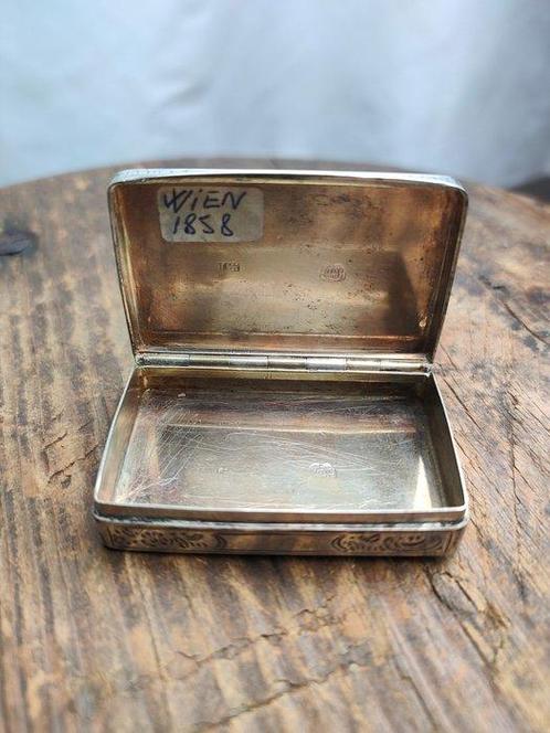 Boîte à tabac - Argent - Tabetiere, Vienne, Antiek en Kunst, Antiek | Zilver en Goud