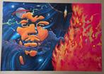 Peter Pontiac (1951-2015) - Jimi Hendrix. Dubbelzijdig. -, Antiek en Kunst