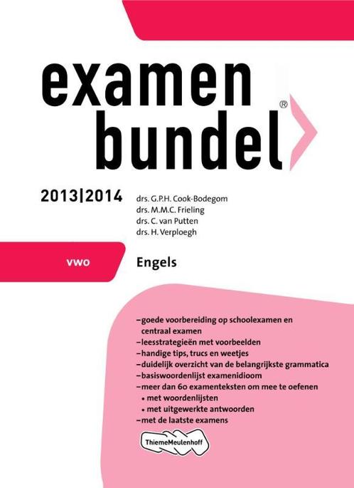 Examenbundel 2013/2014 Vwo Engels 9789006080315, Boeken, Schoolboeken, Gelezen, Verzenden
