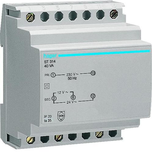 Hager ST-beltransformator - ST314, Doe-het-zelf en Bouw, Elektriciteit en Kabels, Verzenden