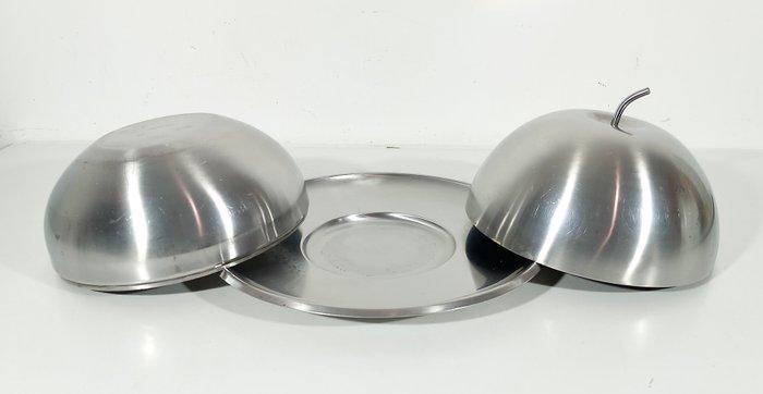 Morinox - Tafelmiddenstuk - Staal - Apple design container, Antiek en Kunst, Kunst | Designobjecten