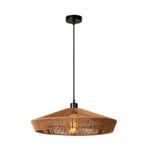 Hanglamp Lucide YUNKAI -  - Ø 50 cm - 1xE27 - Licht, Huis en Inrichting, Lampen | Hanglampen, Verzenden, Nieuw, Hout