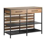 2dekans | SoBuy Wandtafel - Met 2 Laden en 3 Planken -Max., Huis en Inrichting, Ophalen of Verzenden, Nieuw