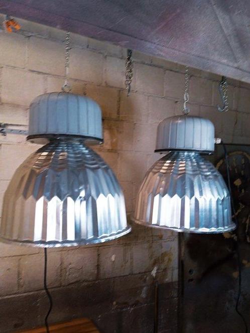 Lampe à suspendre - Lampe Industrielle Vintage - Acier,, Antiek en Kunst, Antiek | Wandborden en Tegels