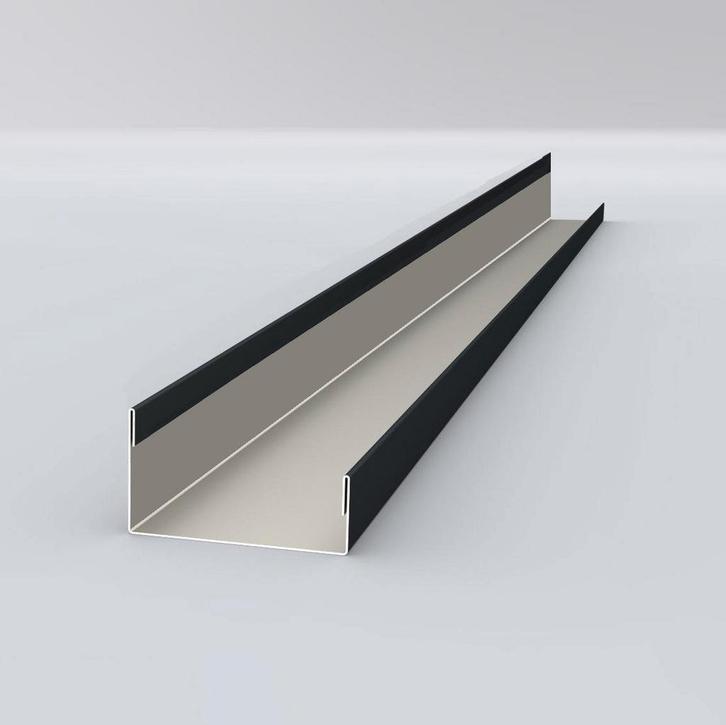 Assymetrisch U-profiel (randafwerking dakpanelen), Doe-het-zelf en Bouw, Dakpannen en Dakbedekking, Ophalen of Verzenden