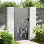 vidaXL Tuinpoort met slot Zwart 85 x 200 cm Poedercoated, Tuin en Terras, Tuinpoorten, Verzenden, Nieuw