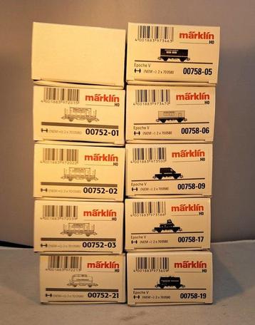 Märklin H0 - 00752-01; 00752-02; 00752-03; 00752-21;