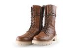 Mustang Veterboots in maat 38 Cognac | 5% extra korting, Overige kleuren, Verzenden, Overige typen, Zo goed als nieuw