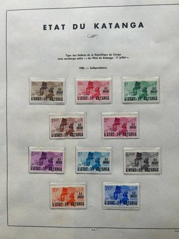 Katanga en Sud-Kasai 1960/1962 - Bijna volledige beschikbaar voor biedingen