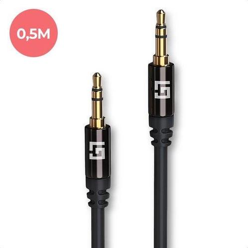 Tweedekans | LifeGoods AUX Kabel - Audiokabel 0,5M - 3.5 mm, Audio, Tv en Foto, Audiokabels en Televisiekabels, Ophalen of Verzenden