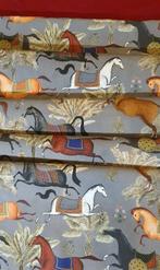 300x280cm! Origineel Country House stof met rennende paarden