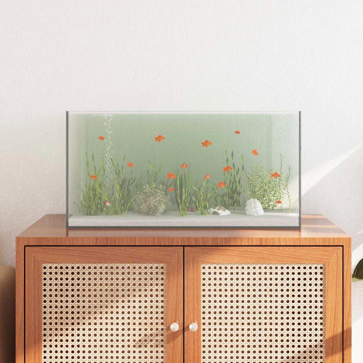 vidaXL Aquarium met opslag Doorzichtig 60 x 30 x 30 cm Glas, Animaux & Accessoires, Poissons | Aquariums & Accessoires, Envoi