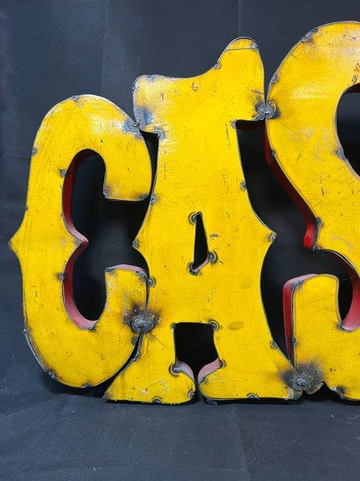 Vintage Casino - Reclamebord - Metaal, Antiek en Kunst, Curiosa en Brocante