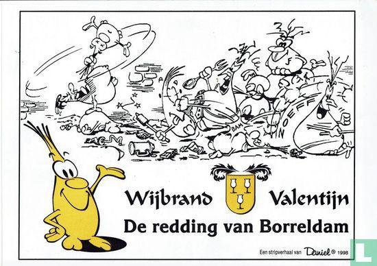 Wijbrand Valentijn - De redding van Borreldam  - 1998, Boeken, Stripverhalen, Zo goed als nieuw, Eén stripboek, Verzenden