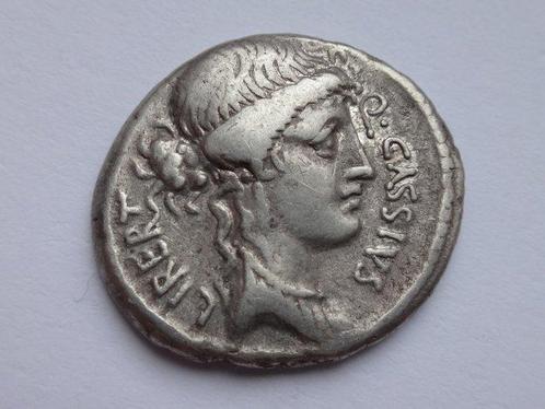 Romeinse Republiek. Q. Cassius Longinus AR Denarius. Rome,, Postzegels en Munten, Munten | Europa | Niet-Euromunten