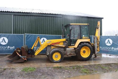 Veiling: Graaf-laadcombinatie Massey Ferguson 860 Diesel 199, Zakelijke goederen, Machines en Bouw | Kranen en Graafmachines, Ophalen
