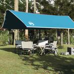 vidaXL Kampeerluifel waterdicht 500x294 cm blauw, Caravans en Kamperen, Tenten, Verzenden, Nieuw