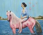 Veronica Cantero Yáñez - Woman and pink horse