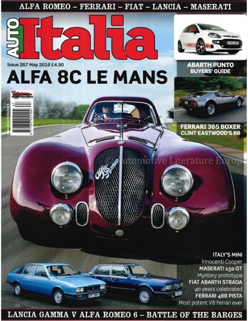 2018 AUTO ITALIA MAGAZINE 267 ENGELS, Boeken, Auto's | Folders en Tijdschriften
