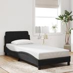 Bedframe 90x200 Zwart | Retour Deal | 40%, Huis en Inrichting, Slaapkamer | Bedden, 90 cm, Eenpersoons, Verzenden, Zwart