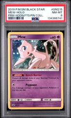 Pokémon - 2 Graded card - Mew, Pikachu SM215 / 005, Hobby en Vrije tijd, Verzamelkaartspellen | Pokémon, Nieuw
