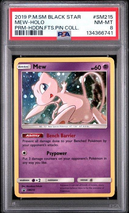 Pokémon - 2 Graded card - Mew, Pikachu SM215 / 005, Hobby en Vrije tijd, Verzamelkaartspellen | Pokémon