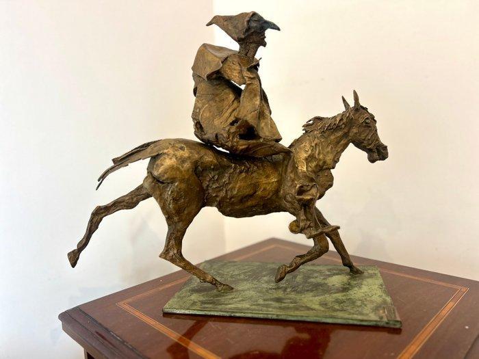 Antonio Nocera (1949) - Grande Pulcinella a Cavallo, Antiek en Kunst, Kunst | Designobjecten