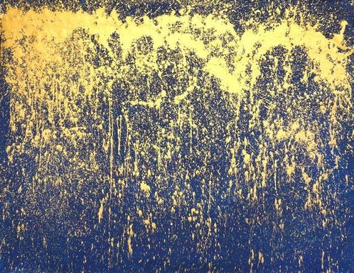 Jürgen Angeler - Golden Rain - XXL, Antiek en Kunst, Kunst | Schilderijen | Modern