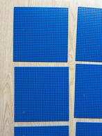 Lego Plaques de base - 6 blauwe baseplates 32x32, Nieuw