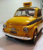 Bburago 1:16 - Modelauto - Fiat 500 taxi giallo New York, Nieuw